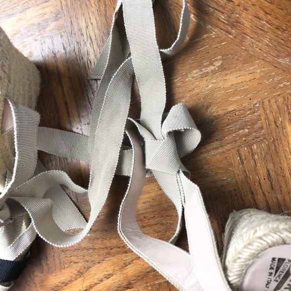 Salvatore Ferragamo Tie-Up Espadrilles Wedges - Picture 5 of 9